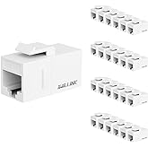 iwillink RJ45 Cat6 Keystone Coupler 25-Pack, Female to Female Cat6 Keystone Jack, UTP Keystone Coupler Insert,Keystone Jack,