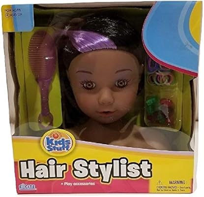 Kids Stuff Hair Stylist Beautiful African American Doll With