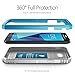 Poetic Revolution Galaxy J7 2017 Case with Hybrid Heavy Duty Protection and Built-in Screen Protector for Samsung Galaxy J7 Sky Pro/Galaxy J7 Perx/Galaxy J7 V/Galaxy J7 2017 Blue/Gray