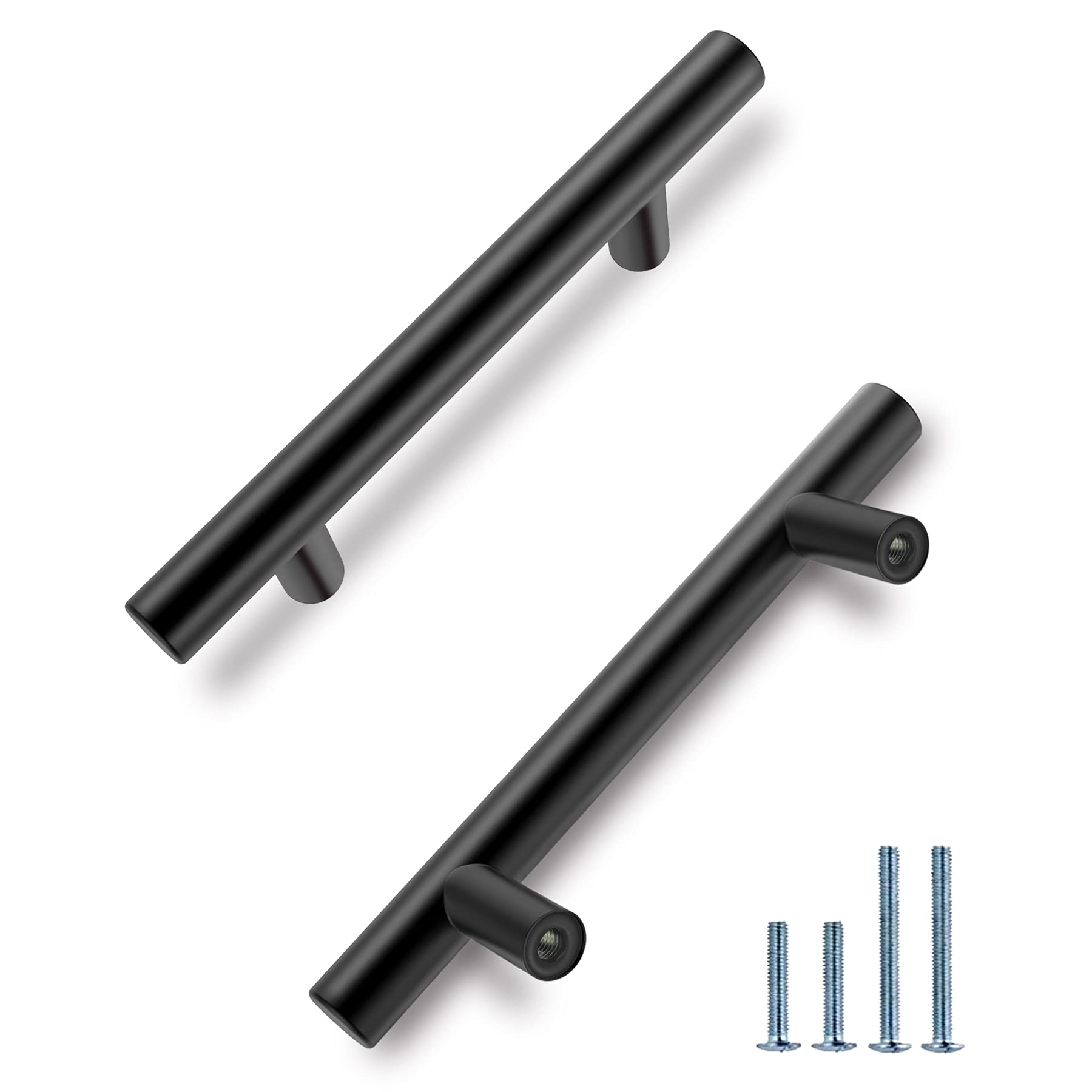 Photo 1 of (USED/FAIR) HBL' 20 Pack | 3-3/4 Inch Center to Center Matte Black Cabinet Pulls Kitchen Cabinet Handles,Made of Stainless Steel,Ideal for Cabinet,Drawer,Cupboard and Wardrobe.