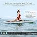 ANCHEER Inflatable Stand Up Paddle Board 10' with Non-Slip Deck, iSUP Boards w/Complete KIT, Adjustable Paddle, Leash, Fin, Hand Pump and Backpack,Youth & Adult