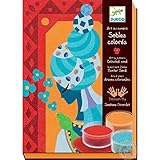 Djeco / Colored Sand Art By Numbers, Blue Princesses