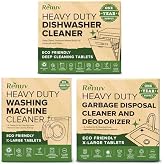 Renuv&reg; Washing Machine + Dishwasher + Garbage Disposal Cleaner Bundle