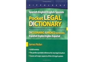 Spanish-English/English-Spanish Pocket Legal Dictionary