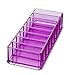 byAlegory Acrylic Compact Makeup Organizer 8 Space Storage Blush Bronzer Powder Refillable Beauty Cosmetic Container - Purple Clear