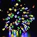 Dolucky Solar String Lights, 72ft 200LED 8Modes Solar Powered String Lights, Waterproof LED Solar Lights String Outdoor for Fence Balcony Holiday Party(Multicolor, 2 Pack)
