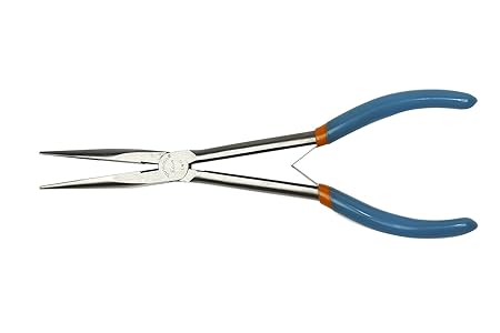Taparia LN-11 Steel (280mm) Long Nose Econ Plier (Blue and Grey)
