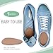 Mintfoot Felt Metatarsal Pads - 2 Pieces - Fabric Covered Foot Cushions - One Size - Rapid Pain Relief
