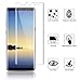 (3 Pack) LK Screen Protector for Samsung Galaxy Note 8, [Max Coverage] HD Clear Anti-Bubble Flexible Film