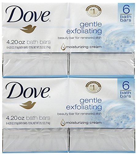 Dove Beauty Bar - Gentle Exfoliating - 4 oz - 6 ct - 2 pk