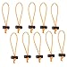 Foto&Tech Multipurpose Extra Thick Elastic Cable Tie and Organizer, Adjustable Cable Strap Toggle Tie, Reusable Tangle Tamer, Cable Management for Cord and Cable (10x 16CM, Orange)
