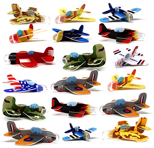 4E's Novelty Mega Assortment of 72 Mini Flying Glider Planes, Great Party Favors Toys for Kids, Holiday & Birthday Parties Supplies Goody Bag Filler