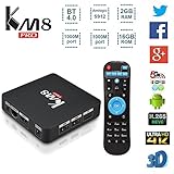 Mercu KM8 PRO Smart TV Box Android 6.0 Amlogic S912 Octa-core 64 Bit 2GB / 16GB VP9 H.265 UHD 4K Mini PC 2.4G & 5G Wi-Fi 1000M LAN Airplay Miracast Bluetooth 4.0 HD Set-Top Box