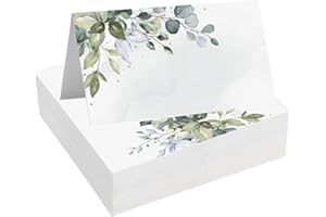 60 Pcs Place Cards for Table Setting Blank Tent Name Seating Card for Wedding Dinner Parties for Table Setting, Suitable for 