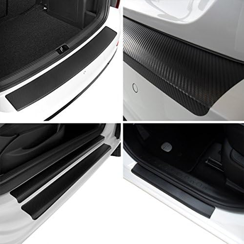 Tuneon Carbon Film Set for Sills & Inside Door Sill Scuff Plate For Ford Kuga 1