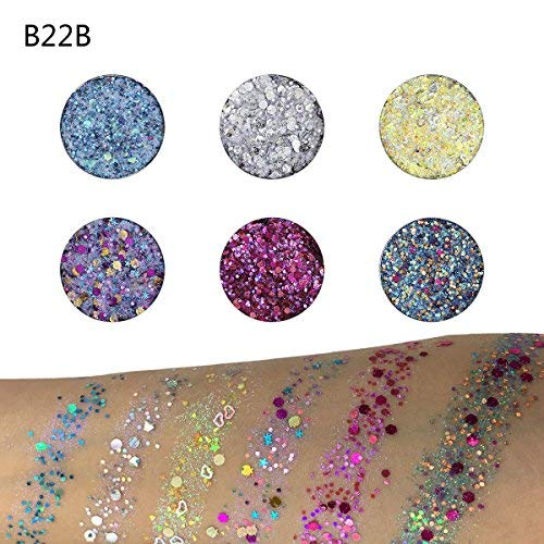 Beauty Glazed 6 Colors Big Bar Pigment Long Lasting Diamond Sequins Eyeshadow Glitter Shimmer Eye Shadow Pallete Maquiagem Cosmetics Eyeshadow Palette Style 2