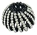 Bird Nest Expanding Tail Hair Bun Holders Grips Claw Rhinestones Hair Accessory