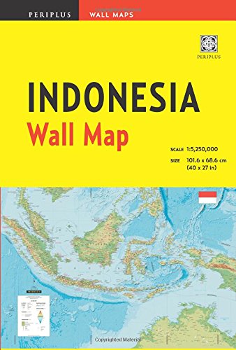 Indonesia Wall Map Third Edition (Periplus Wall Maps)