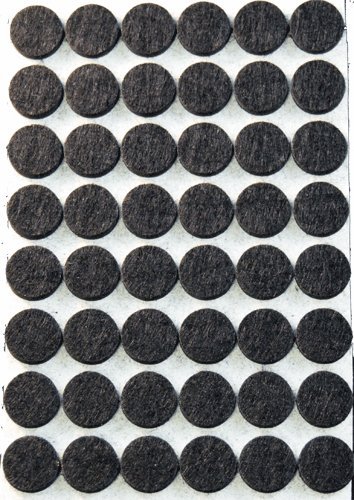 Black Self Adhesive Felt Bumpers