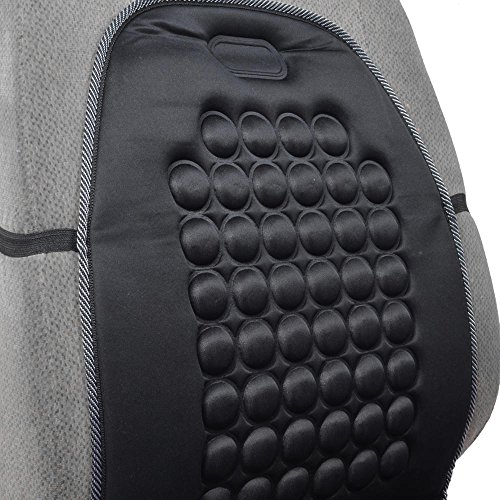 Magnetic Bubble Seat Cushion - Massage Therapy - 1pc Padded Cover (Black) - Thumbnail 4