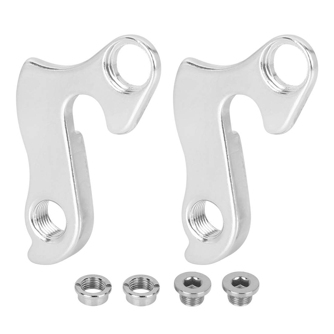 X AUTOHAUX 2pcs Bike Tail Hook Rear Derailleur Hanger Gear Hook