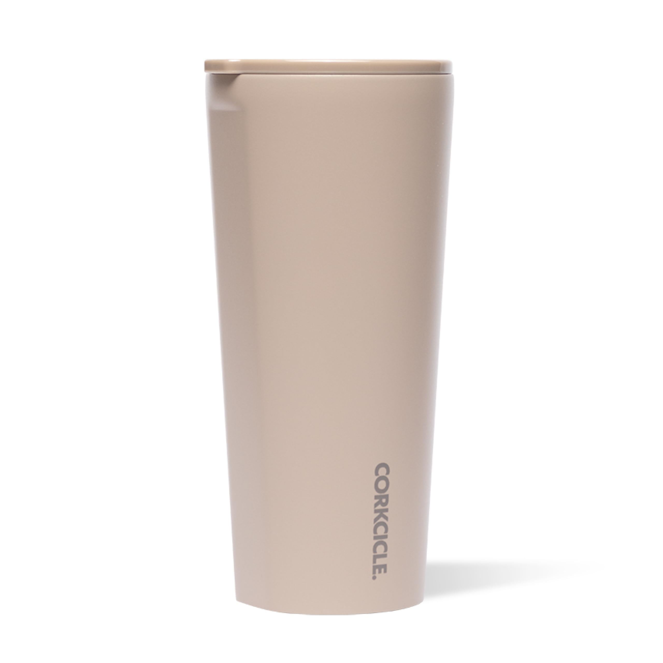 Corkcicle Classic Tumbler - Keeps Drinks Cold for 9 Hours & Hot for 3 - Triple-Insulated Stainless Steel - Holiday Tumbler Gift - 24 oz - Desert Image