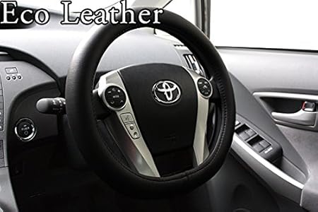 Amazon 楕円ステアリング専用ハンドルカバー 3type Eco Leather ステアリング ハンドル 車 バイク