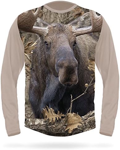 Hillman Gear Premium Moose 3D Camo Long Sleeve Hunting T-Shirt