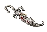 RED Inlay Fantasy Dragon Dagger w/ Sheath Blade