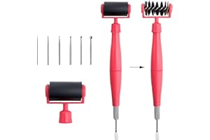 GOCREATE Die Brush and Pick Tool 9-1 Multi-Purpose Craft Tool Die Cut Release Tool Roller Accessories & 7 Tips Supplied for Weeding Paper Iron-On Vinyls Project