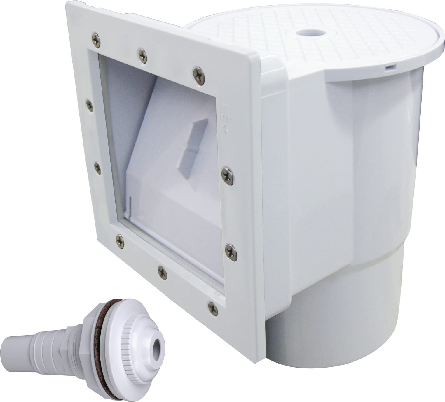 Steinbach Stahlwandpool Set Nuovo – 011121 – Ø 550 x 120 cm – Runder Pool in Weiß für bis zu 25.600 l Wasserinhalt – Mit winterfester blauer Innenfolie und zahlreichem Zubehör 3