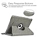 Fintie iPad 9.7 inch 2018 2017 / iPad Air Case - 360 Degree Rotating Stand Protective Cover with Auto Sleep Wake for Apple iPad 9.7