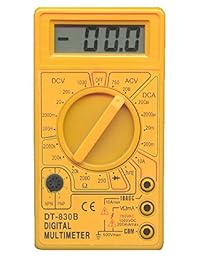 DT830B, voltímetro, amperímetro, multímetro digital LCD de ohmio