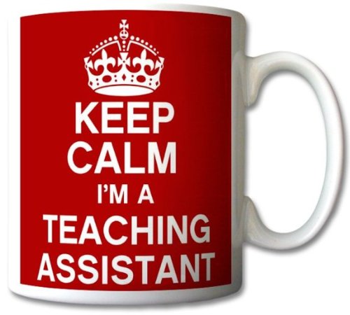 Keep Calm I'm A Teaching Assistant Mug Cup Gift Retro