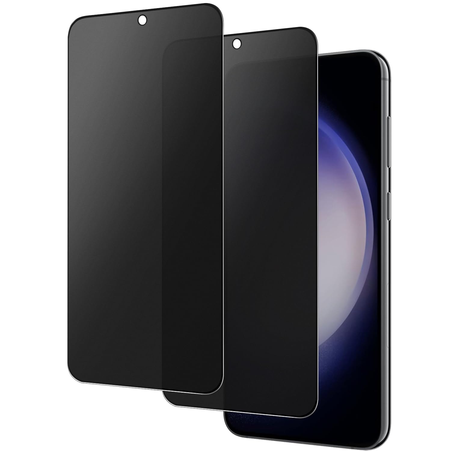 Photo 1 of Audins 2 Pack Matte Privacy Screen Protector for Samsung Galaxy S22/S23,9H Tempered Glass,Anti-Glare,Anti-Spy,Anti-Scratch, Smooth and Responsive Absolute Fingerprint Unlock Support Protective Glass