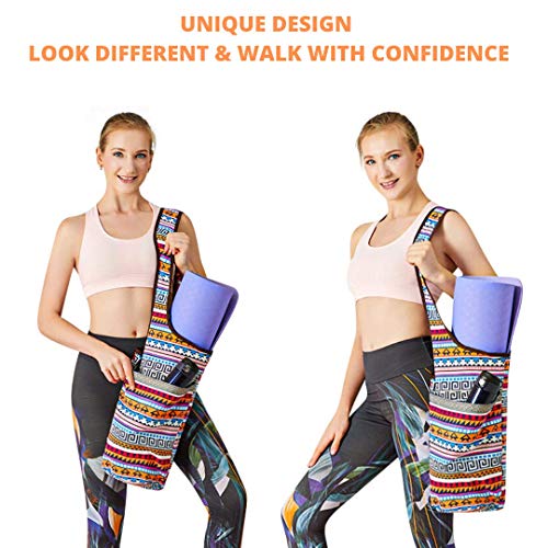 Perfekt-Yoga-Mat-Bag-Carrier-with-Large-Size-Pocket-and-Zipper-Pocket-Gym-Bag-Fit-Most-Size-Mats