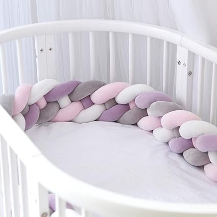Tour De Lit Bebe Coussin Serpent Coussin Tresse Pare Chocs Velours Coussin Long Oiseau Fait A La Main Protection Bebe Securite Pour Bebe Bumpers Tresses 2cm 86 6inch Amazon Fr Bebes Puericulture