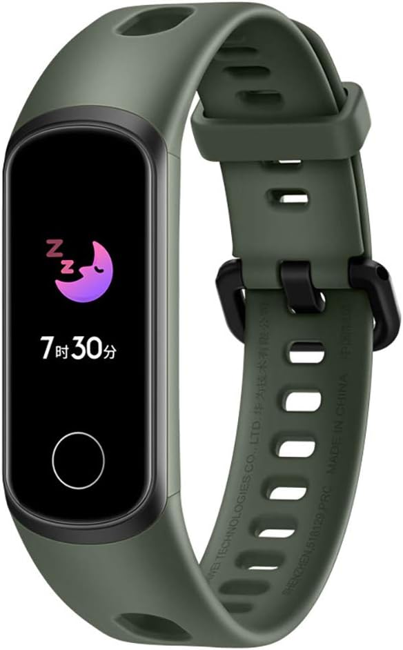 Gooplayer for Huawei Honor Band 5i Smart Wristband AMOLED Huawe Honor Smart Watch Sleep Swimming Sport Tracker SpO2 Blood Oxygen (Green)