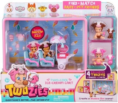 Twozies Two Cool Ice-Cream Cart With A Random Bonus Twozies Season 1 Friends Pack