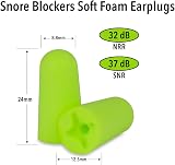Mack's Snore Blockers Soft Foam Earplugs 12 Pairs 32 dB NRR Doctor Recommended view 2