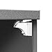 TOPLUS Baby Safety Magnetic Cabinet Locks - No Tools Or Screws Needed (6 Locks + 2 Keys)