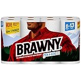 Brawny Paper Towels, Pick-A-Size, 8 Large Plus Rolls