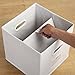 DECLUTTR Collapsible Cloth Storage Bins Basket Durable Fabric Drawer Organizers,12