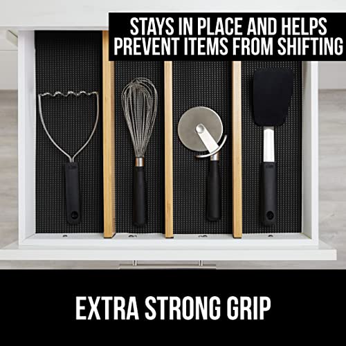 Gorilla Grip Drawer Shelf and Liner, Thick Strong Grip, Non