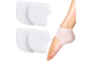 Ballotte Premium Silicone Heel Protectors for Shoes, Gel Heel Cups & Cushion Inserts for Women & Men, Cushioned Sole Cups for Plantar Fasciitis for Cracked Footbed Relief & Blister Prevention