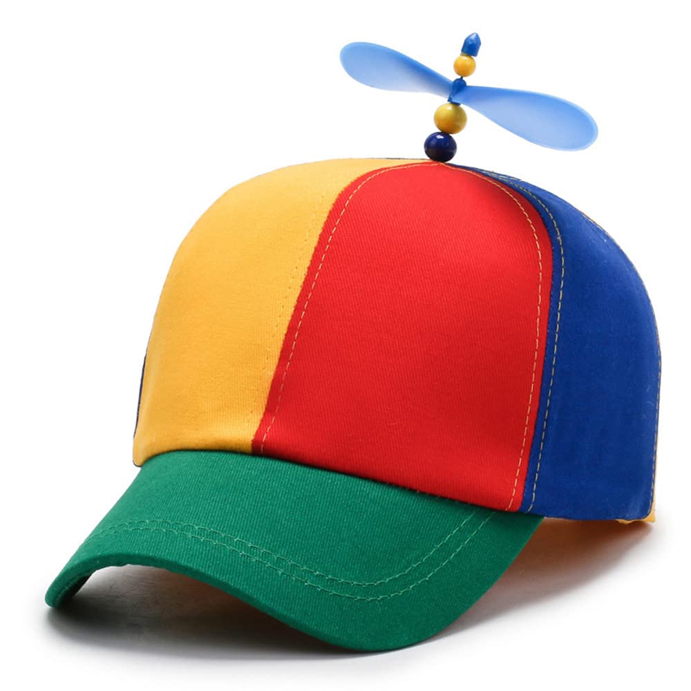 Voarge Propeller Hat, Propeller Hat, Helicopter Cap, Baseball Cap for Adults & Kids - Adjustable Size (Unisex Design)