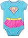Justice League Baby Girls' 5 Pack Onesies - Wonder Woman, Batgirl and Supergirl