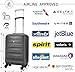 Maximum Allowance Airline Approved Delta United Southwest Carryon Suitcase and Under Seat Holdall