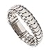 BlueFox Men's Bracelet Keel Titanium Steel High Polished Link Bracelet Pack 1,8.46''