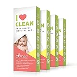 Baby Diapers & Sanitary Disposal Bags 100% Oxo Biodegradable Leak-Proof Bags (60 Bags)